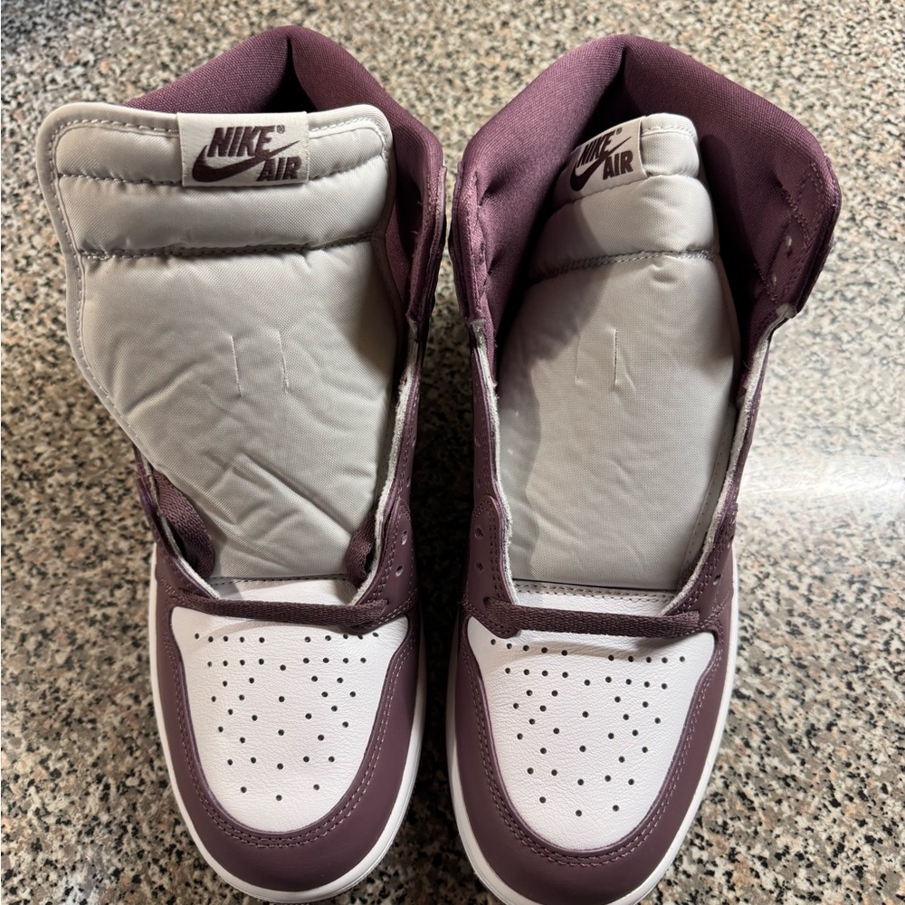 Nike Air Jordan 1 Men's Sizes Retro OG High White/Sky J Mauve DZ5485-105 NEW - Picture 5 of 14